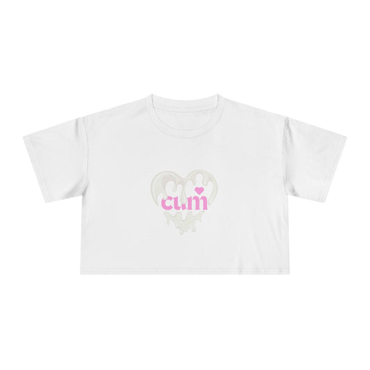 Cum Heart Crop Top